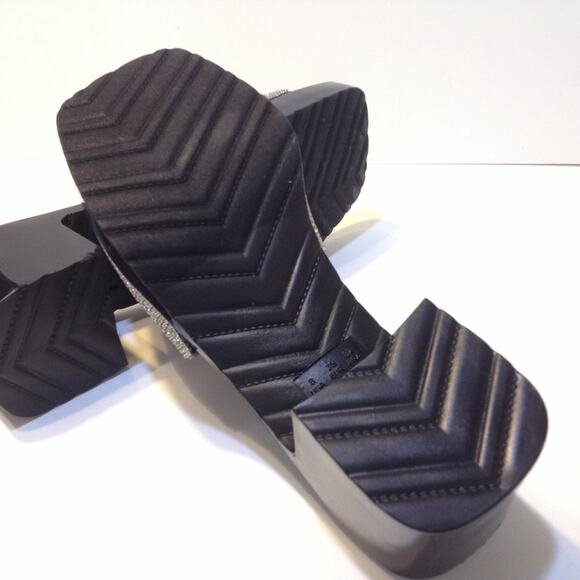 True Religion Rhinestone Embellished Block Heel Mule Sandals 8 - Picture 6 of 8